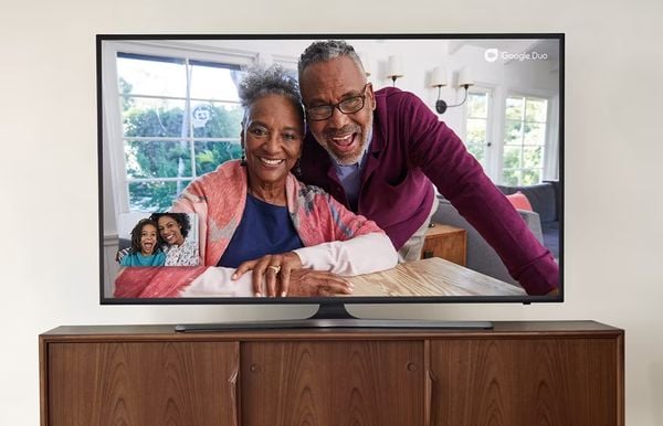 Google Meet op een Smart TV